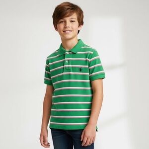 Ralph Lauren "Polo by Ralph Lauren" boys line size Large Pink, green, white